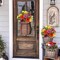 Artificial Gerbera Daisy & Silk Flower Bouquet – Faux Mixed Flowers for Cemetery, Home, Wedding, Table, and Indoor/Outdoor Decoration (13.38in, 8 Pieces)